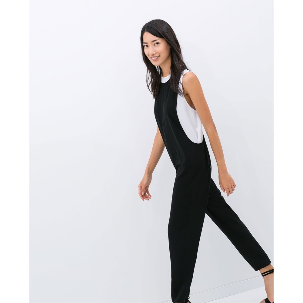 Zara Crêpe Jumpsuit